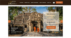 Desktop Screenshot of cambodiaholidayarchitects.net